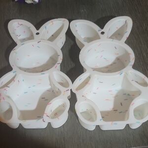 White Bunny Silicone Mold for Home Party Supplies